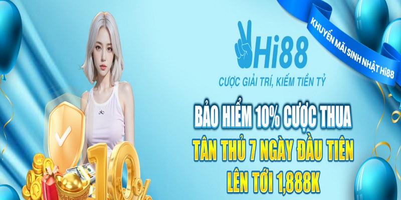 Phát hành bảo hiểm thua cược 10% dành cho newbie